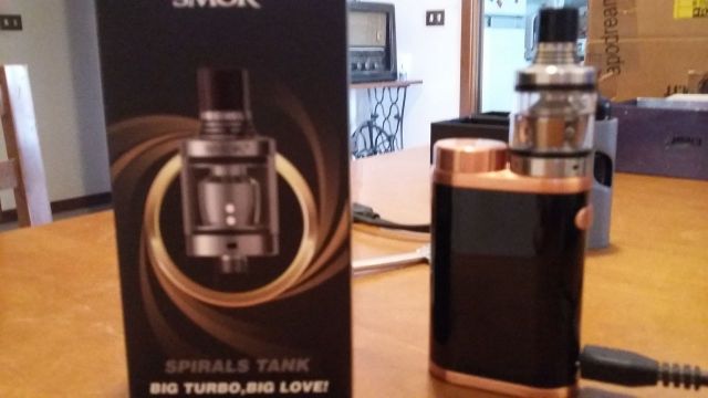 Pico 75W con SMOK Spiral Turbo rigenerabile.jpg