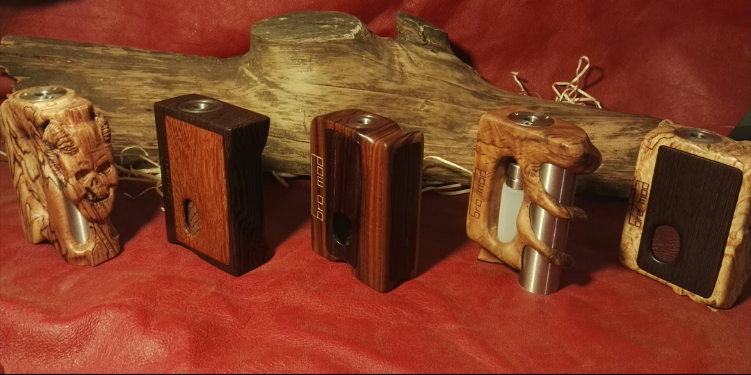 geekvape aegis solo 3 istruzioni Galactika Mod Katana Wood Box Mod Smo-KingShop.it main image 0