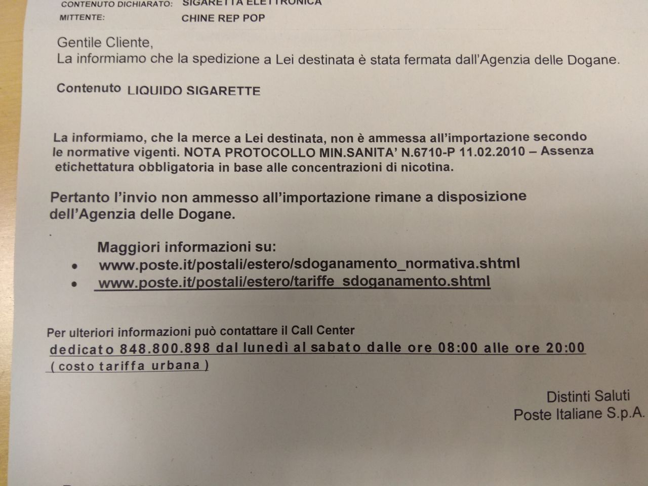 importazione liquidi nicotina Composizione dei liquidi per sigaretta elettronica