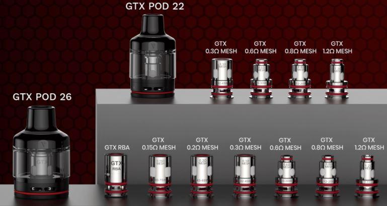 veev one gusti senza nicotina Vaporesso gtx go 80 & gtx go 40 kit - Micro, mini, pod, eGo, e-cigars